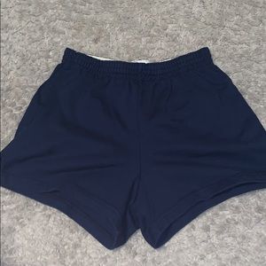 Navy soffe shorts